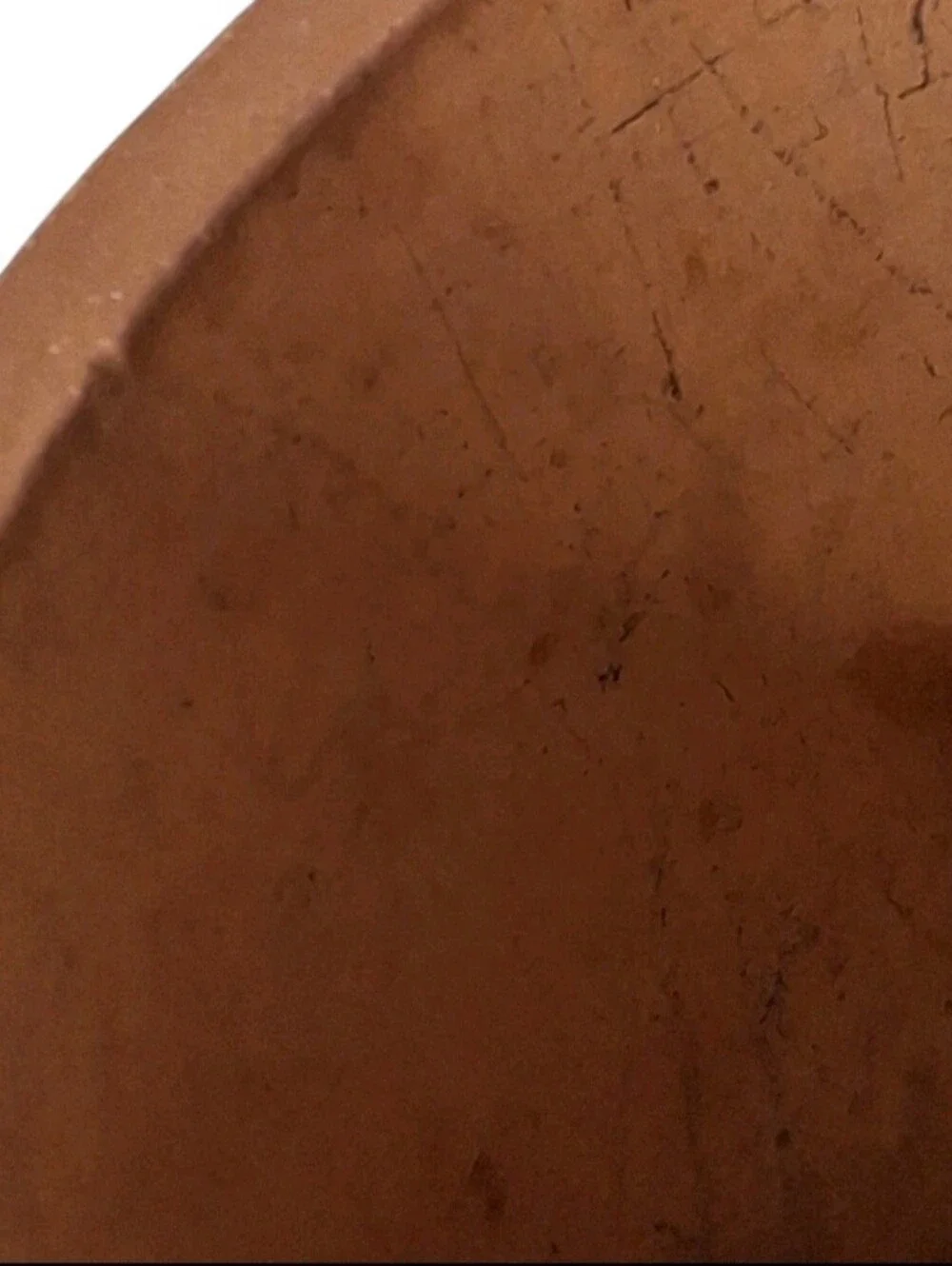 Henry Watson Pottery Vintage Fall Kitchen Utensil Holder Chippy Terracotta Crock